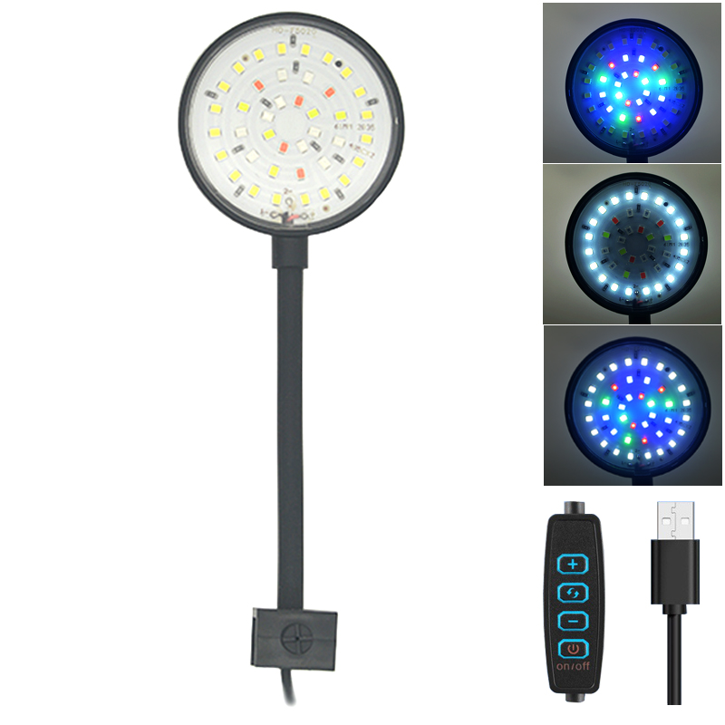 Aquarium Fish Enrichment - Lampu LED akuarium USB dekorasi tanaman