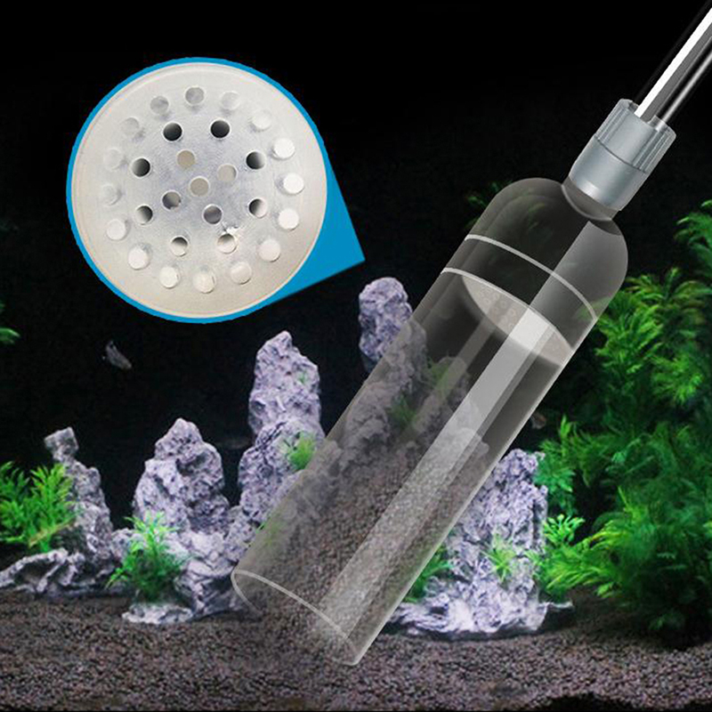 Gravel Vacuum Cleaner - 1 buah semi otomatis akuarium bersih