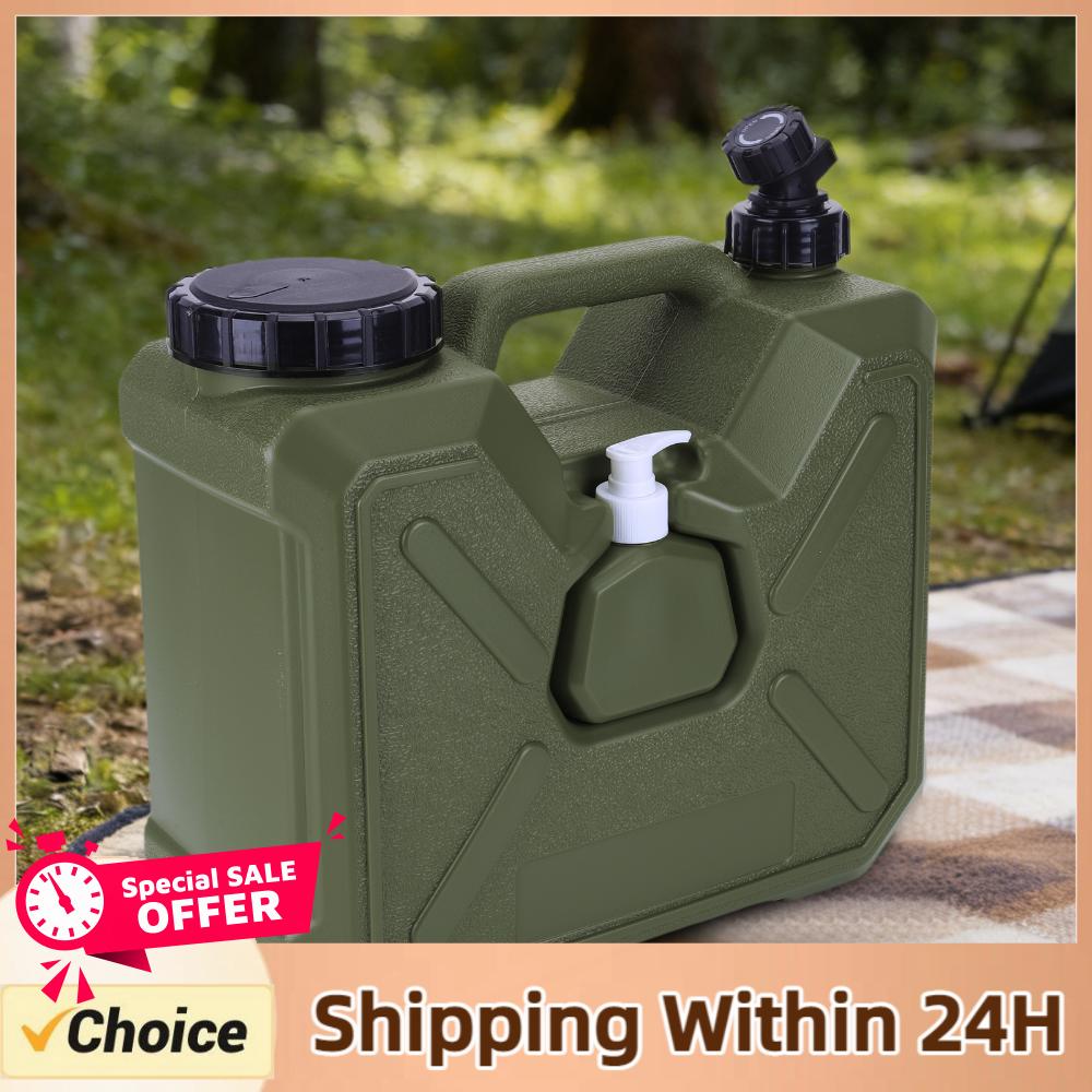Gravel Vacuum Cleaner - 30/18/15/12L Wadah Air Berkemah dengan Keran
