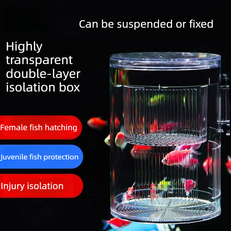 Aquarium Fish Parrot - Kotak Pembiakan Akrilik Akuarium Tangki Ikan