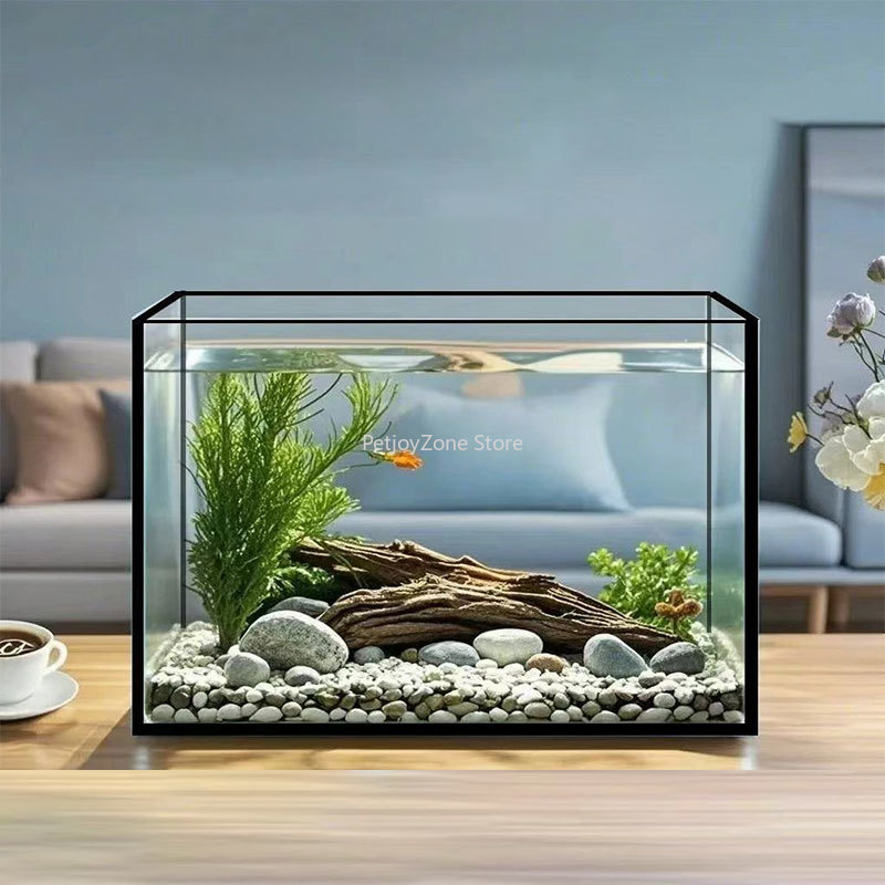 Aquarium Fish Keeping - Akuarium Kaca Persegi Panjang Besar Ultra