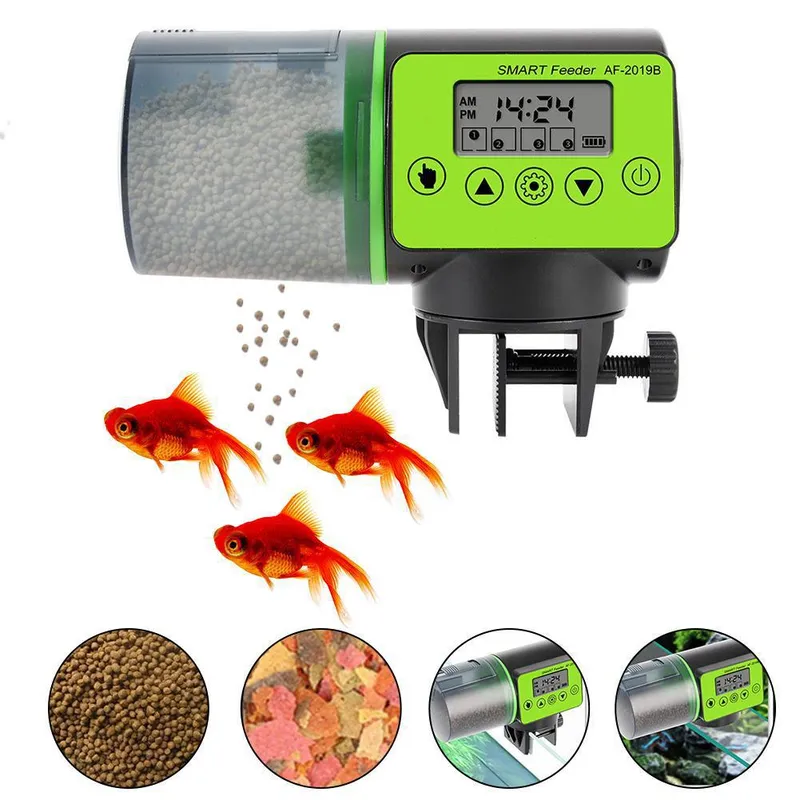 Aquarium Fish Auto Feeder - Pengumpan Ikan Otomatis untuk Akuarium, Pengatur