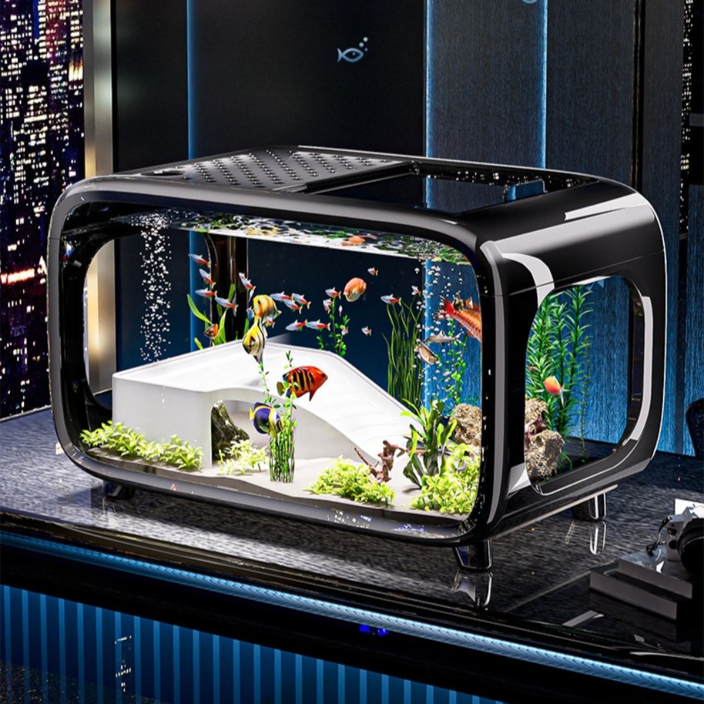 Aquarium Fish Enrichment - Akuarium Ikan Emas Kecil Dekorasi Ruang