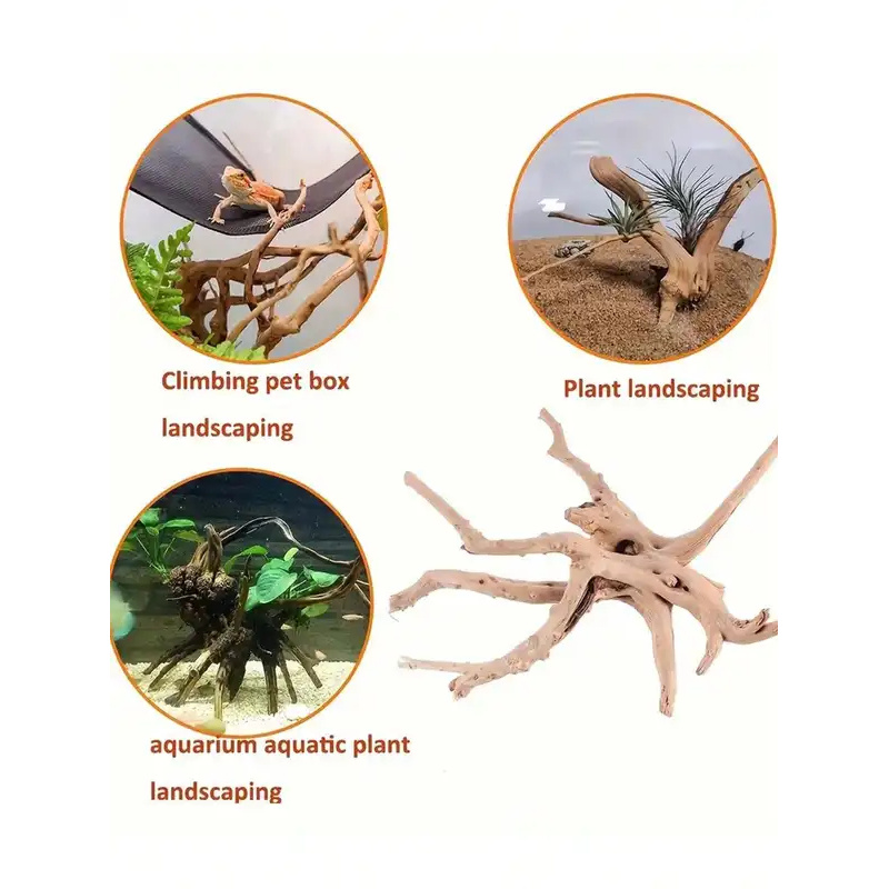 Kayu Apung Alami untuk Dekoras - Aquarium Fish Enrichment ulasan dan harga