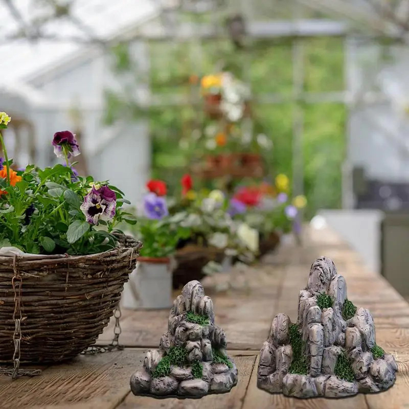 Miniatur Gunung Mini batu pals - Aquarium Decoration Rock ulasan dan harga