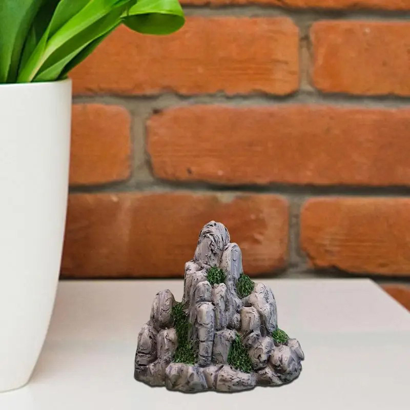 1 Buah Miniatur Gunung Batu Pa - Aquarium Decoration Rock ulasan dan harga