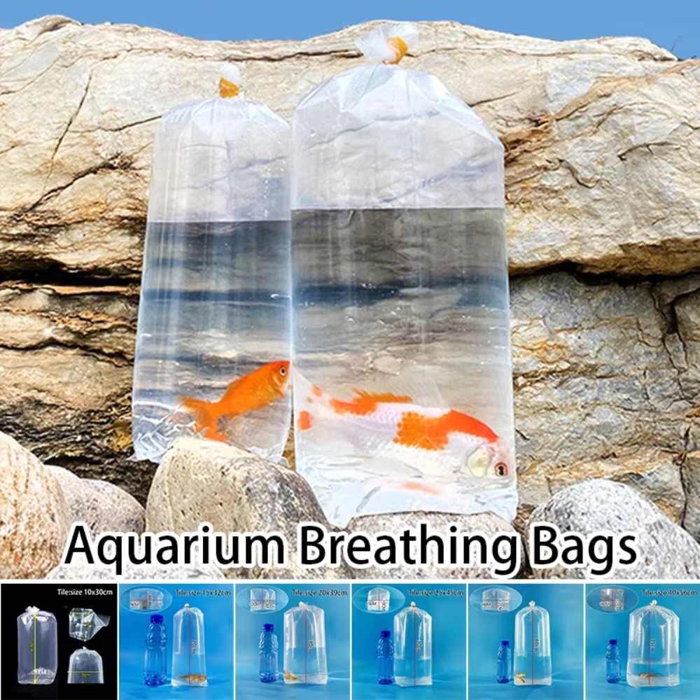50PCS Kantong Pernapasan Akuar - Aquarium Fish Delivery ulasan dan harga