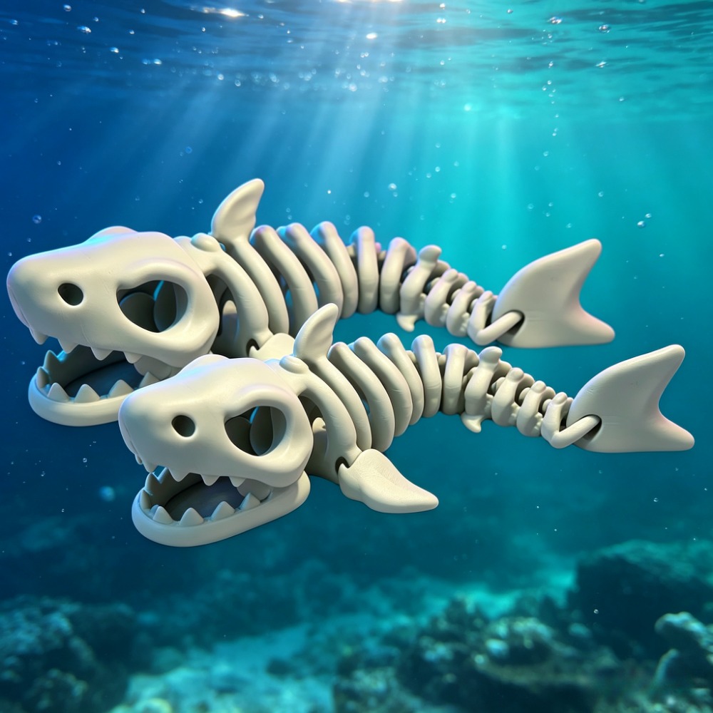 Dekorasi Akuarium Kerangka Hiu - Aquarium Fish Enrichment ulasan dan harga