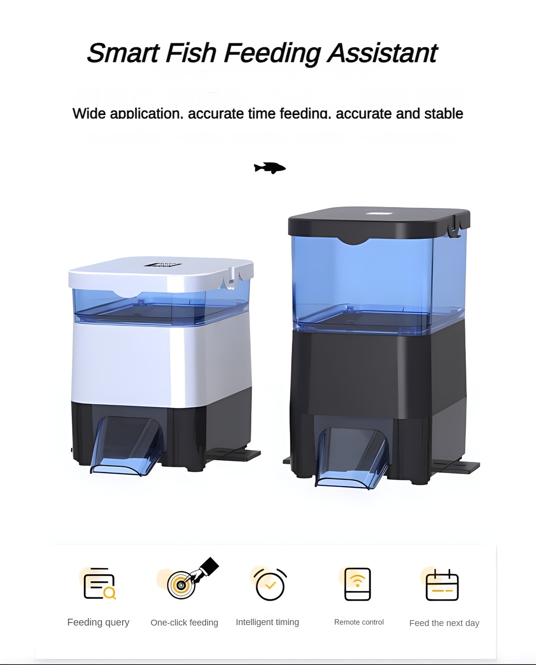 Pengumpan Ikan Otomatis Tenaga - Aquarium Fish Auto Feeder ulasan dan harga