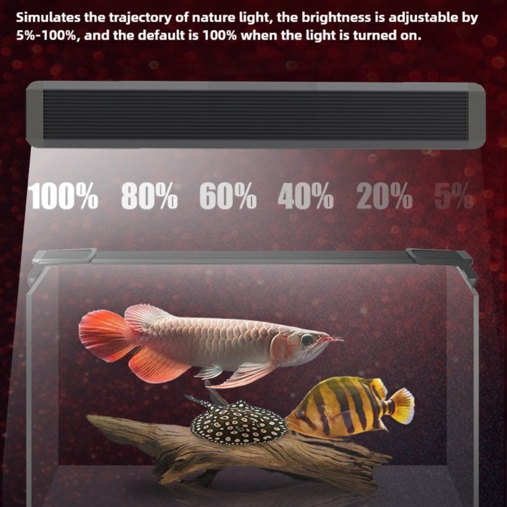 Lampu LED Akuarium, Lampu Tang - Aquarium Fish Parrot ulasan dan harga
