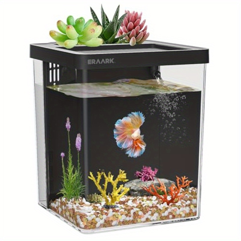 Akuarium Meja Kantor/Rumah Den - Aquarium Fish Keeping ulasan dan harga