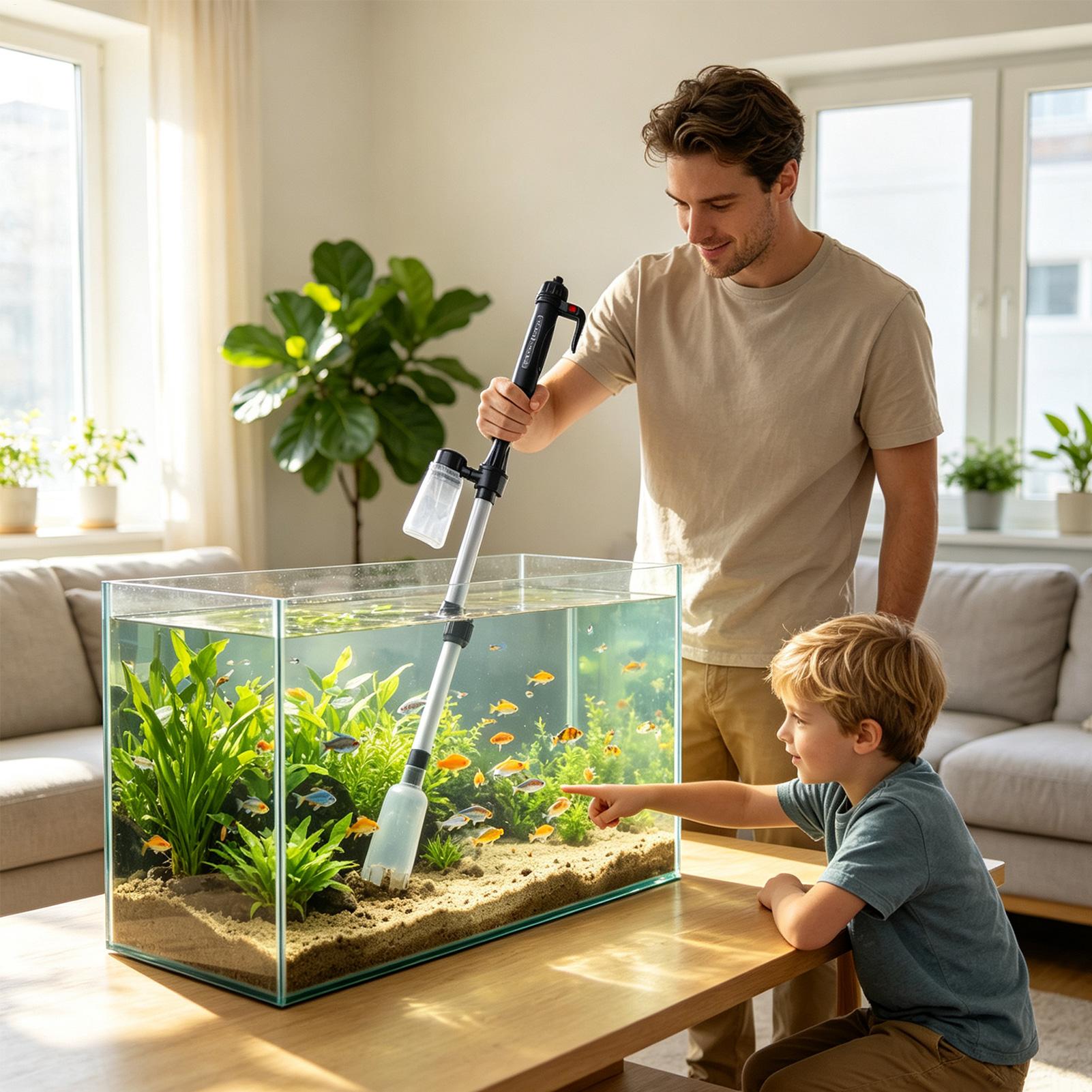 Alat Pembersih Akuarium 3 in 1 - Gravel Vacuum Cleaner ulasan dan harga