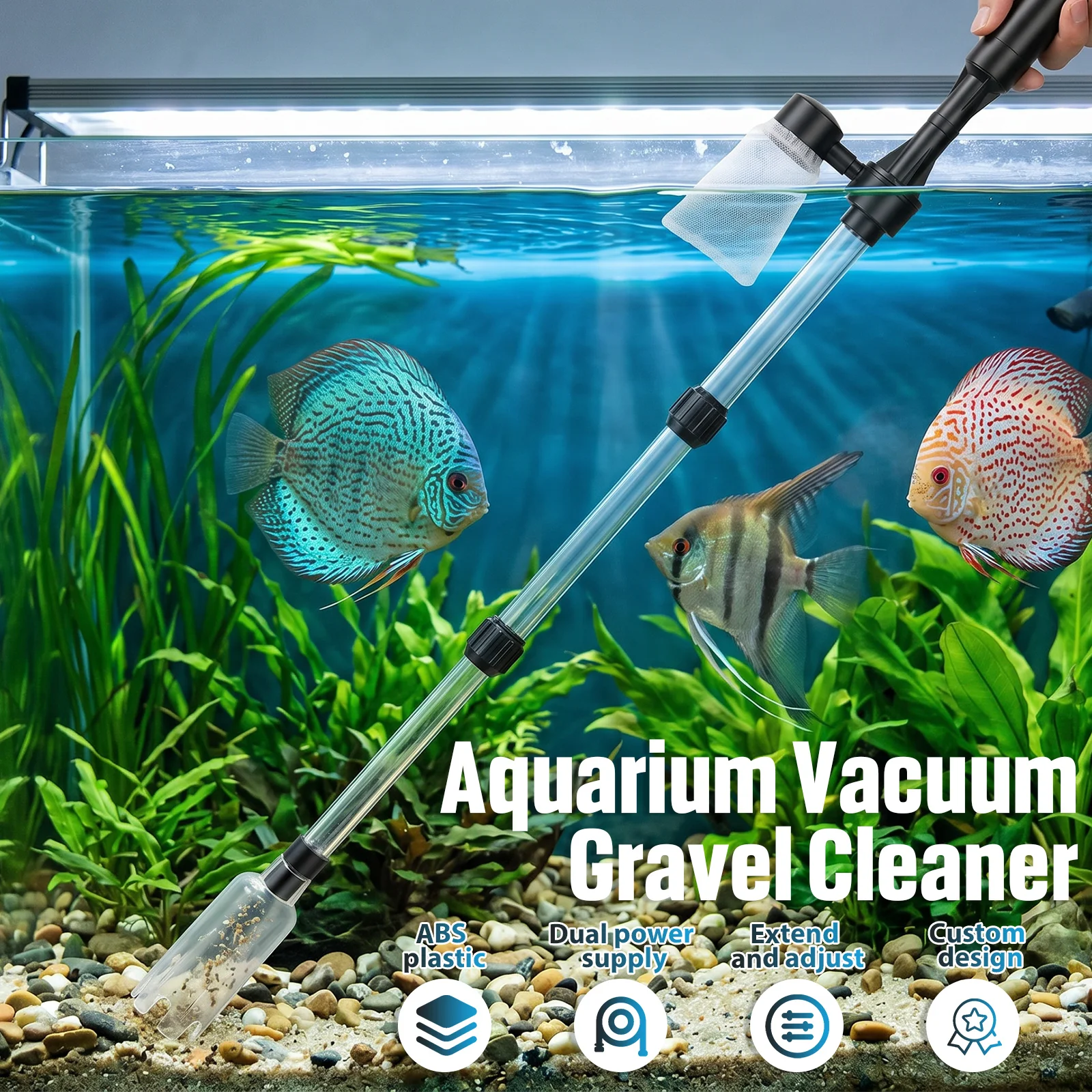 Penyedot Kotoran Akuarium 3 in - Gravel Vacuum Cleaner ulasan dan harga