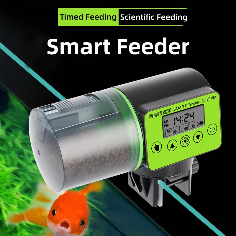 Pengumpan Otomatis Akuarium de - Aquarium Fish Auto Feeder ulasan dan harga