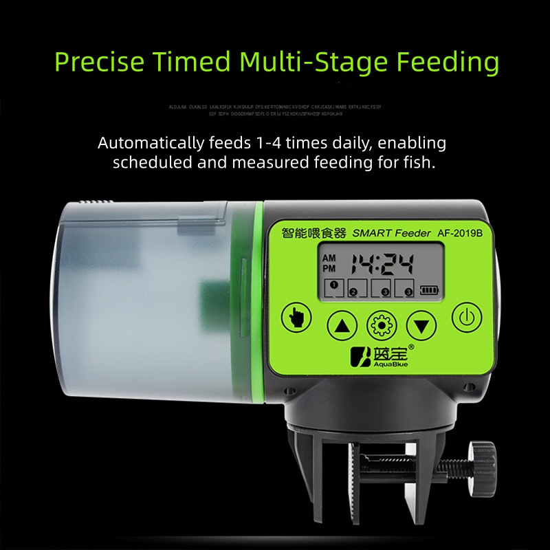 Pengumpan Otomatis Akuarium de - Aquarium Fish Auto Feeder ulasan dan harga