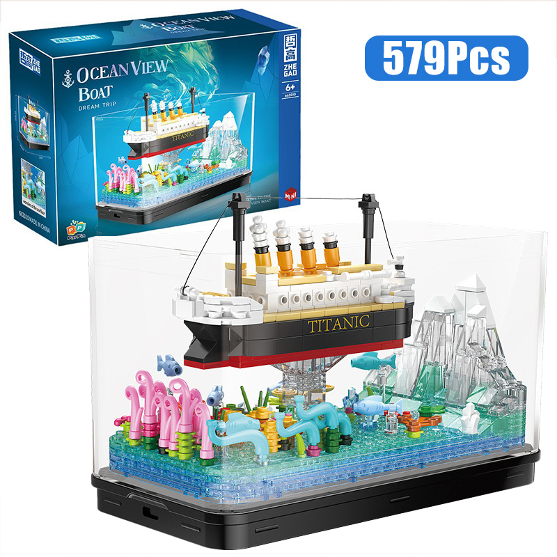 MOC Titanic jalur kapal peromp - Aquarium Fish Keeping ulasan dan harga