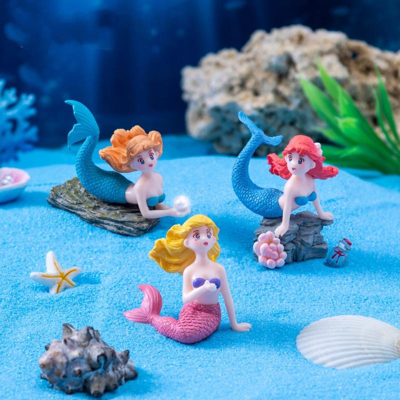 4 Buah Patung Miniatur Hiasan  - Aquarium Fish Enrichment ulasan dan harga