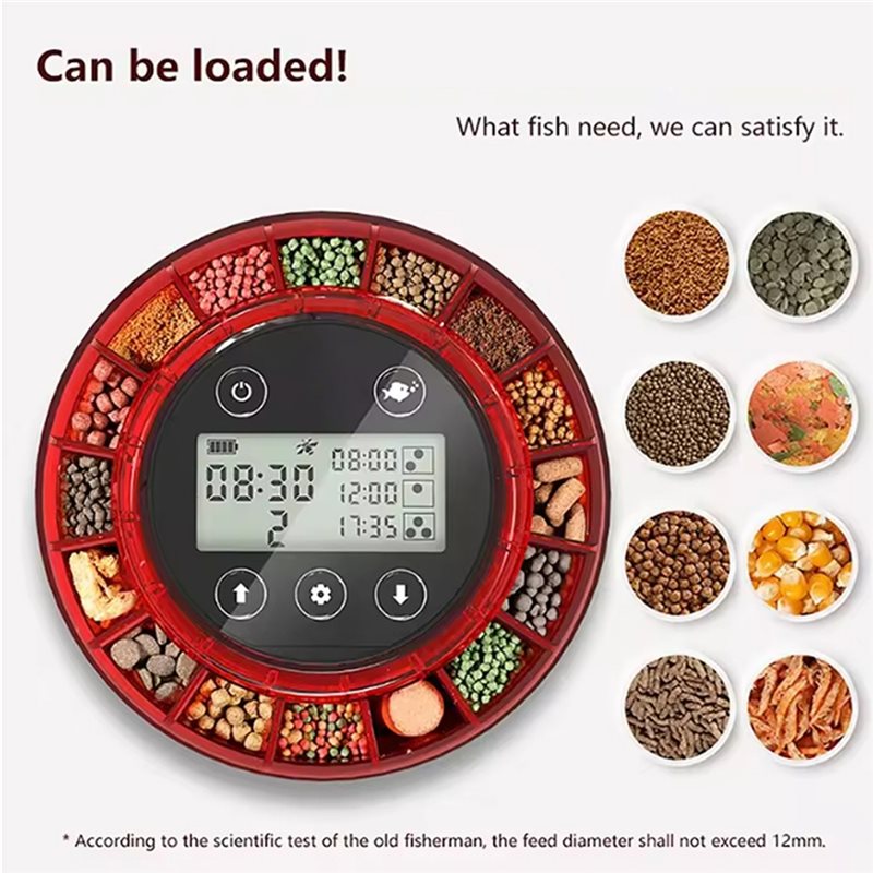 【FITTING】Pengumpan Ikan Otomat - Aquarium Fish Auto Feeder ulasan dan harga