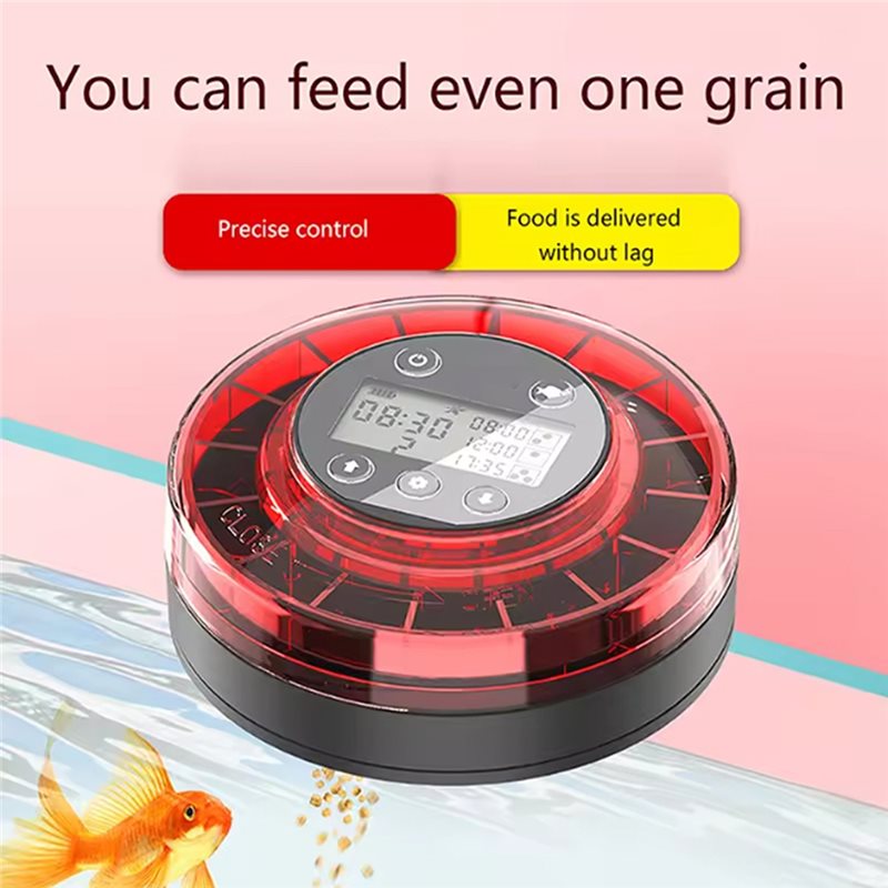 【FITTING】Pengumpan Ikan Otomat - Aquarium Fish Auto Feeder ulasan dan harga