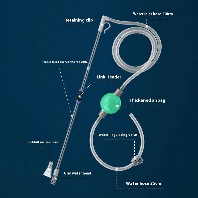 Pompa Penghisap Kotoran Akuari - Gravel Vacuum Cleaner ulasan dan harga
