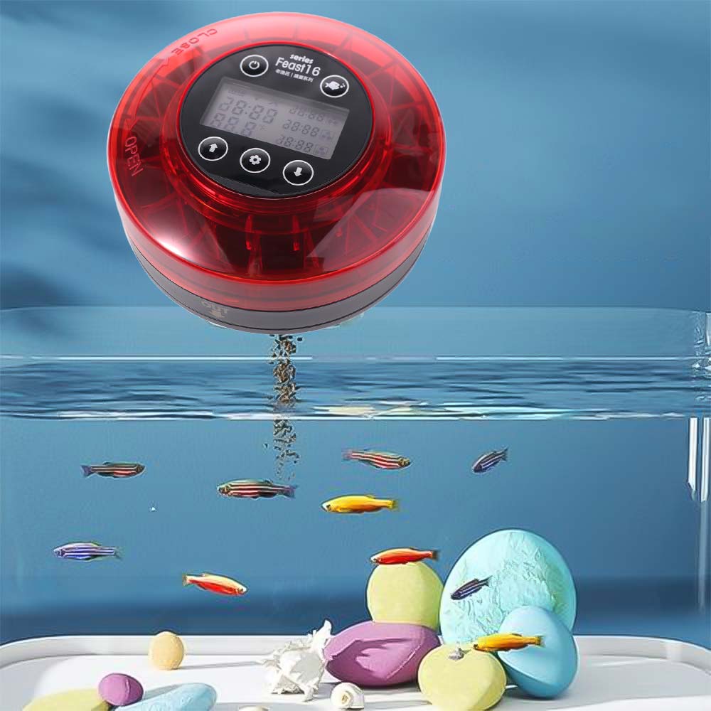 Dengan Timer Fish Auto Feeder  - Aquarium Fish Auto Feeder ulasan dan harga