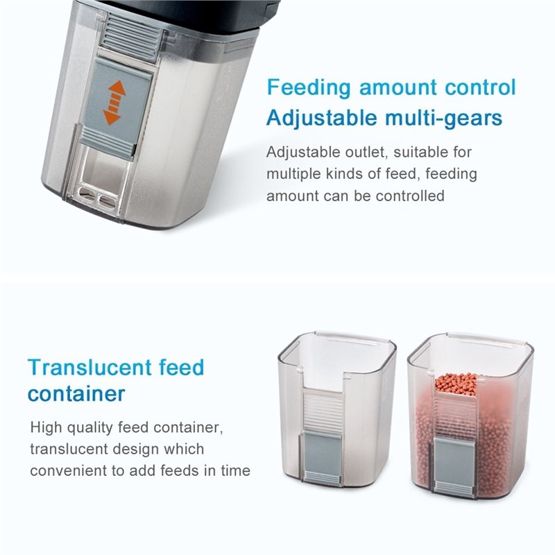 ABGH-Wifi Smart Aquarium Feede - Aquarium Fish Auto Feeder ulasan dan harga
