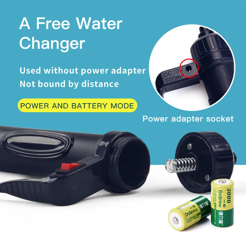 Pengubah Air Elektrik Pompa Si - Gravel Vacuum Cleaner ulasan dan harga