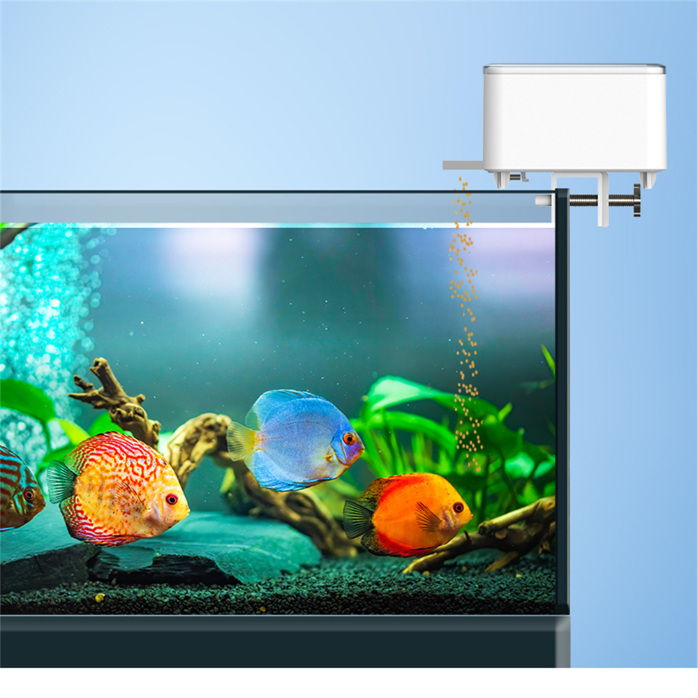 Pengumpan Otomatis Pintar WiFi - Aquarium Fish Auto Feeder ulasan dan harga
