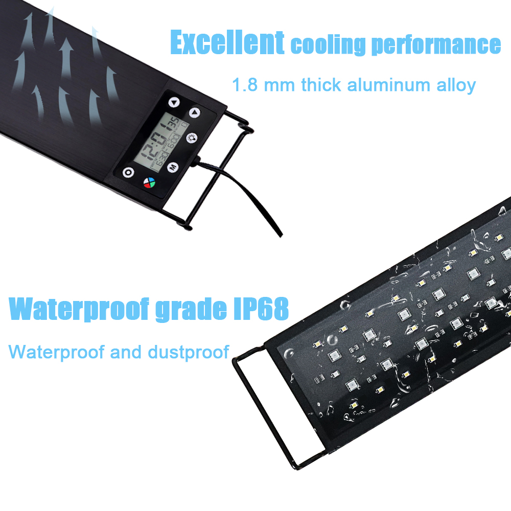 Lampu LED Spektrum Penuh 24/7  - Aquarium Fish Enrichment ulasan dan harga