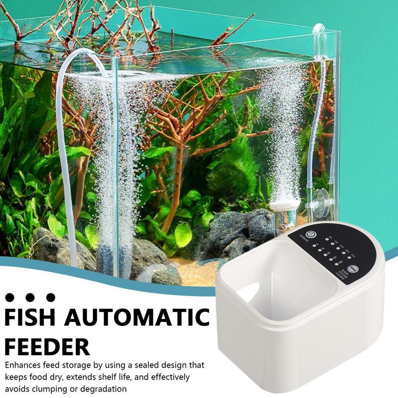 Pengumpan Ikan Otomatis untuk  - Aquarium Fish Auto Feeder ulasan dan harga